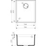 Мойка OMOIKIRI BOSEN 38-U-WH Tetogranit/белый 4993160