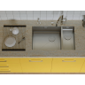 Мойка OMOIKIRI TAKI 69-2-U/IF-LG-R Side 4993184